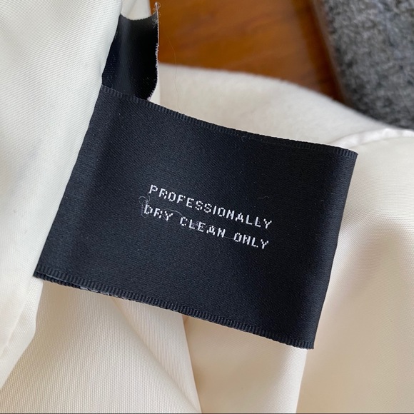 Ellen Tracy Ivory Wool Winter Dress Coat SZ 10 - Picture 8 of 10